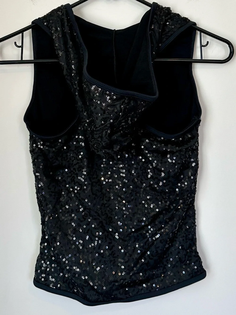 Weissman Black Sequin Vest with Black & White Checker Pants Jazz Hip Hop Dance